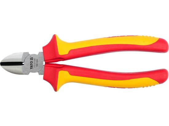  DIAGONAL SIDE CUTTING PLIERS, INSULATED 180 MM VDE