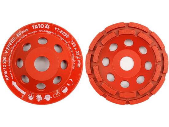  DIAMOND GRINDING CUP WHEEL 125X22.2 MM