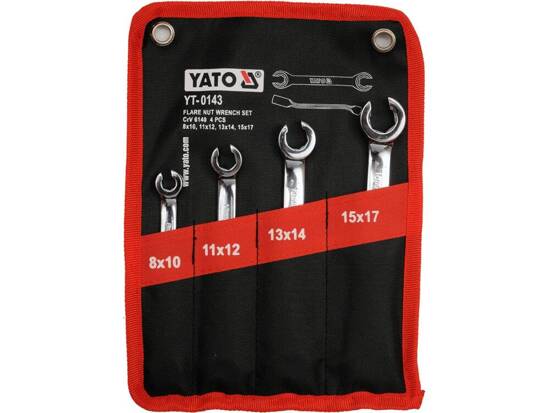  FLARE NUT WRENCH SET 4 PCS