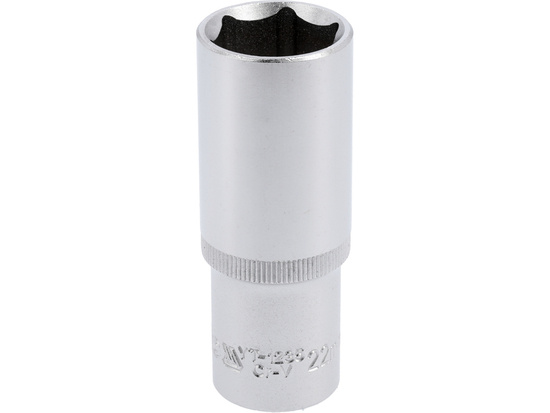  HEXAGONAL DEEP SOCKET 1/2'' 22 MM