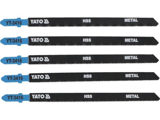  JIG SAW BLADE TYPE T, 21 TPI, FOR METAL, 5 PCS