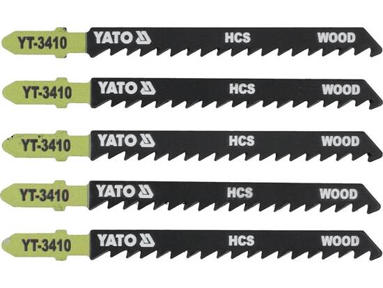  JIG SAW BLADE TYPE T, 6 TPI, FOR WOOD, 5 PCS