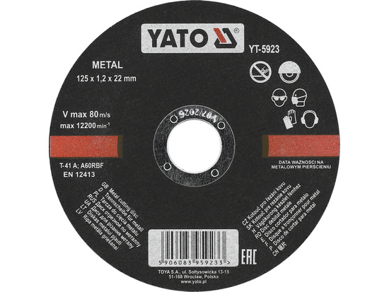  METAL CUTTING DISC