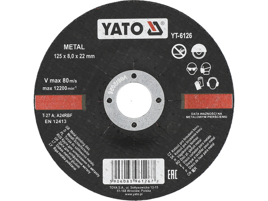  METAL GRINDING DISC