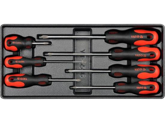  PVC TRAY WITH 7 PCS PHILLIPS SCREWDRIVERS