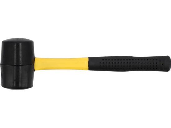  RUBBER MALLET WITH FIBREGLASS+PVC HANDLE