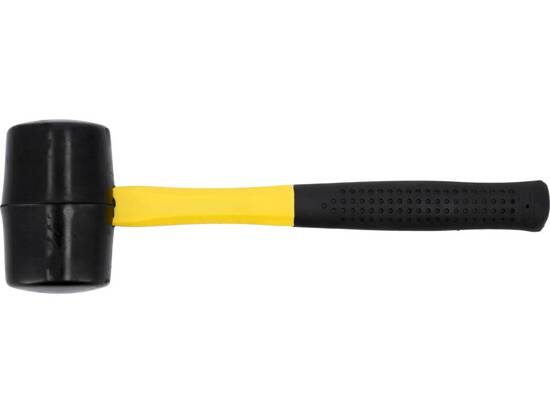  RUBBER MALLET WITH FIBREGLASS+PVC HANDLE