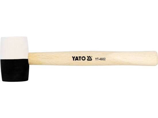  RUBBER MALLET WITH WOODEN HANDLE 370 G