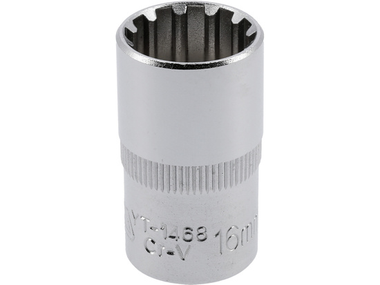  SPLINE SOCKET 1/2'', 16 MM