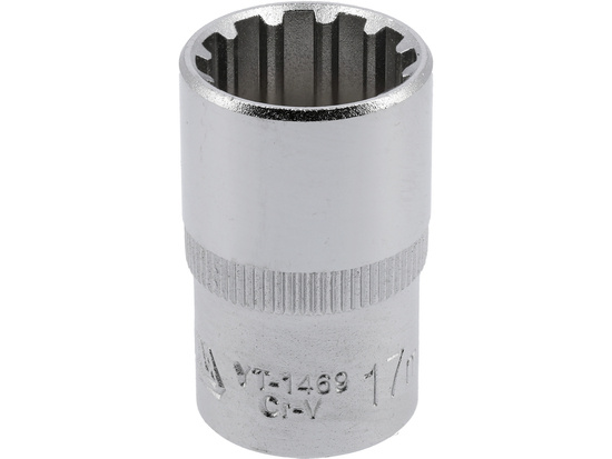  SPLINE SOCKET 1/2'', 17 MM