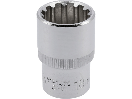  SPLINE SOCKET 1/2'', 18 MM