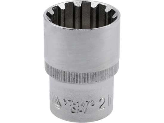  SPLINE SOCKET 1/2'', 21 MM