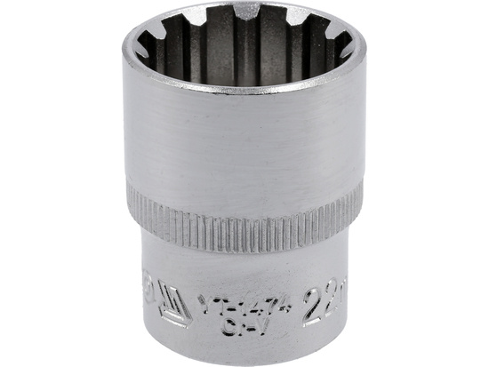  SPLINE SOCKET 1/2'', 22 MM