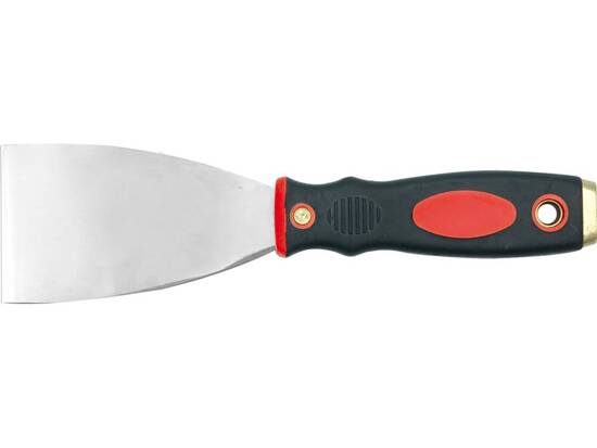  STAINLESS STEEL TROWEL WITH BI-COLOURED HANDLE 5 CM
