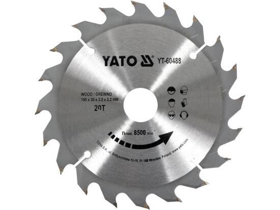  TCT CIRCULAR SAW BLADE FOR CUTTING WOOD 184X40X30 MM