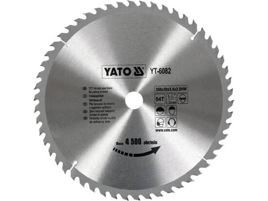  TCT CIRCULAR SAW BLADE FOR CUTTING WOOD 350X54X30 MM