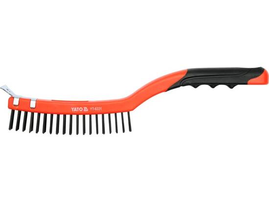  WIRE BRUSH WITH PLASTIC HANDLE