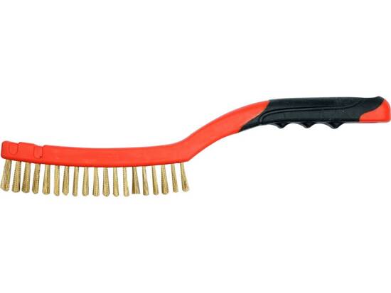  WIRE BRUSH WITH PLASTIC HANDLE