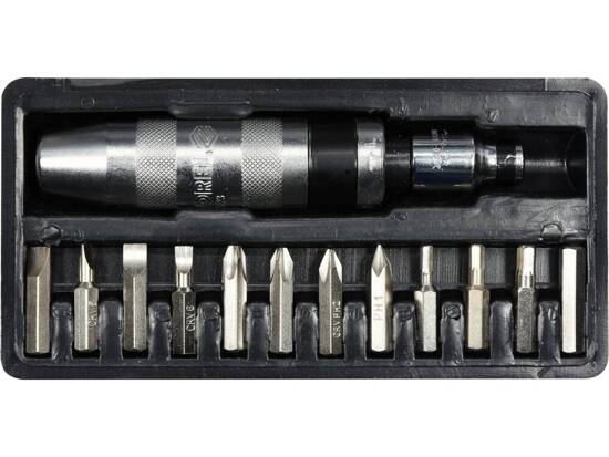 13PCS IMPACT SCREWDRIVER WITH BITS SET