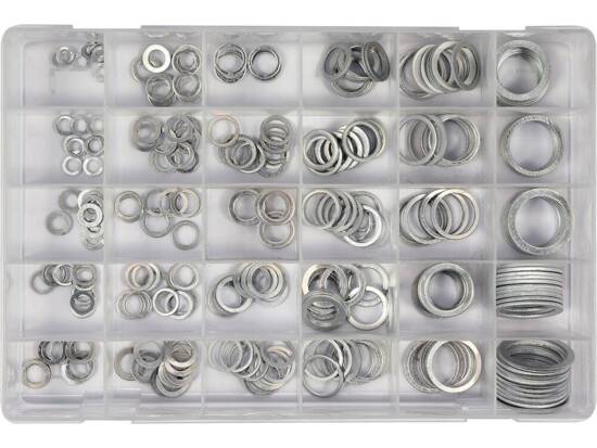 300 PCS ALUMINIUM SEALING RINGS ASSORTMENT