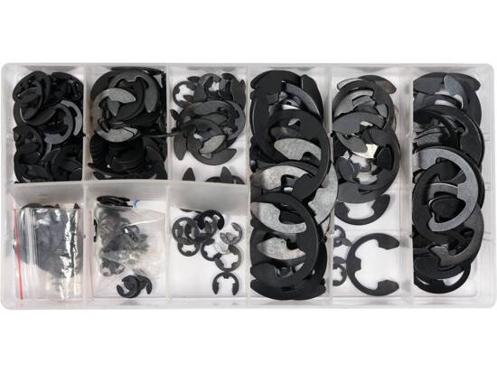 300 PCS E-RING CIRCLIPS ASSORTMENT