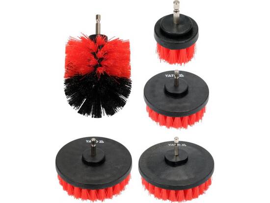 5PCS SCRUBBING BRUSH HEX SHANK