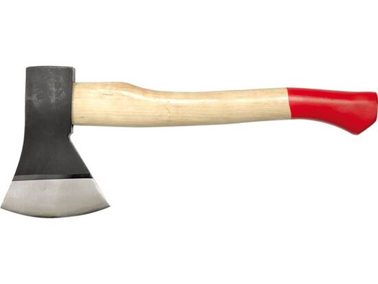 AXE WITH WOODEN HANDLE