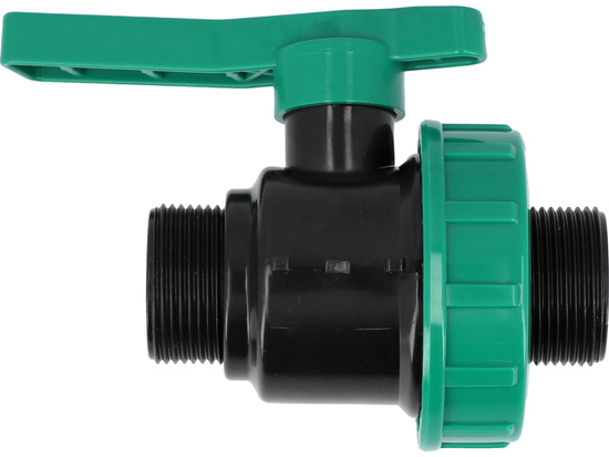 BALL VALVE 1-1/4" X 1-1/4" PP