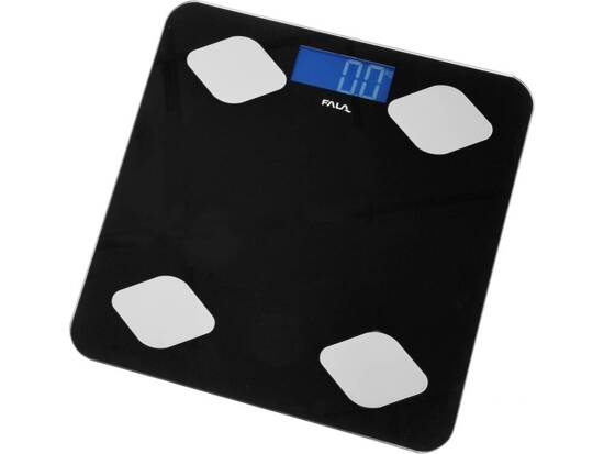 BATHROOM SCALE WITH BLUETOOTH, BLACK