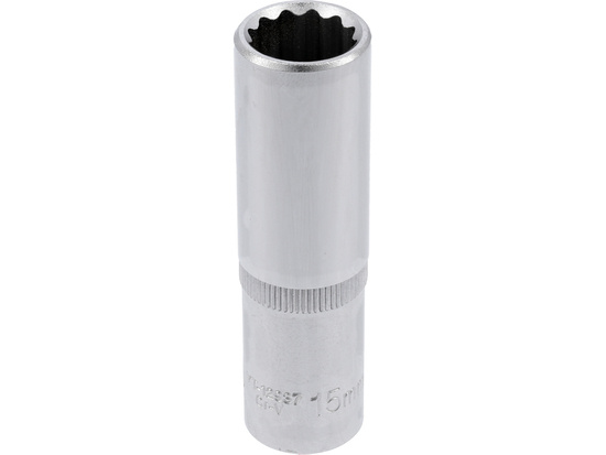 BIHEXAGONAL SOCKET 15MM 1/2" 12PT CV