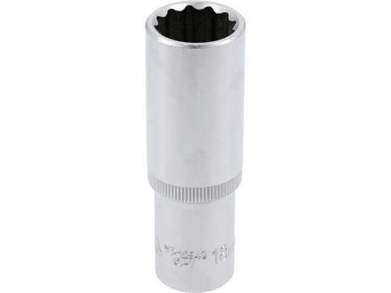 BIHEXAGONAL SOCKET 18MM 1/2" 12PT CV