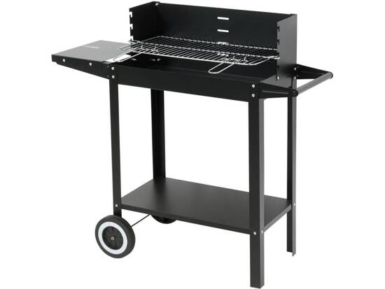 CHARCOAL GRILL WITH SHELF 48*26,5CM