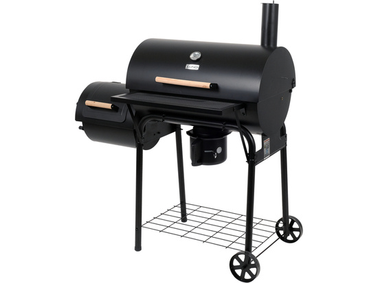 CHARCOAL GRILL WITH SMOKER XXL GRATE 64*37CM