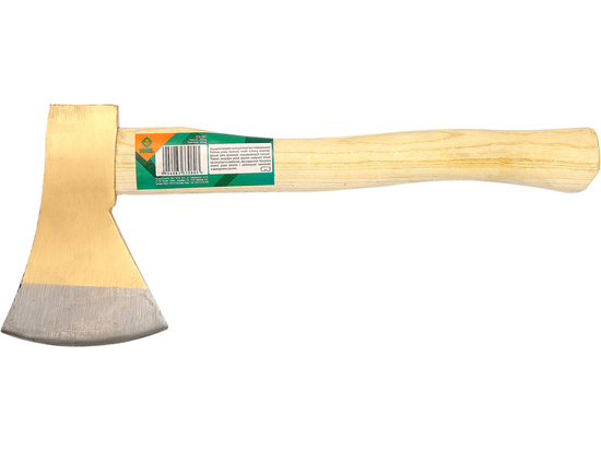 CHOPPING AXE 800G WOODEN HANDLE (GOLD)