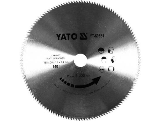 CIRCULAR SAW BLADE FOR LAMINATES 185MM/140T