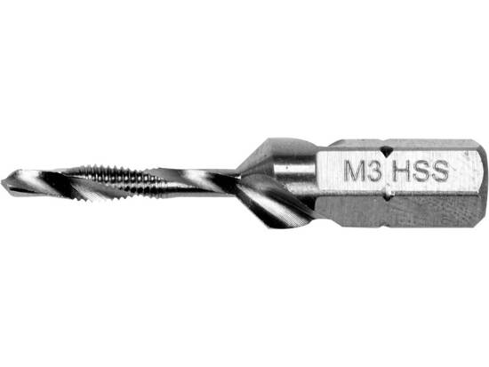 COMBINED DRILL TAP M3 HEX