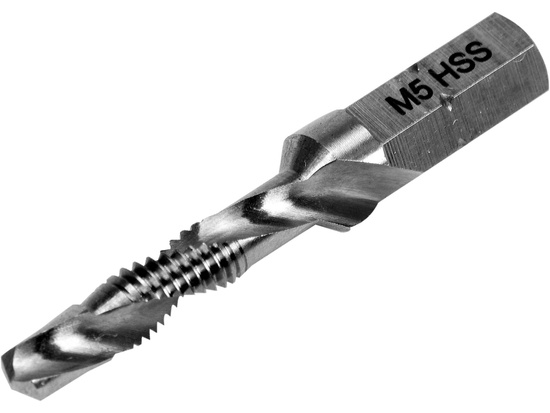 COMBINED DRILL TAP M5 HEX