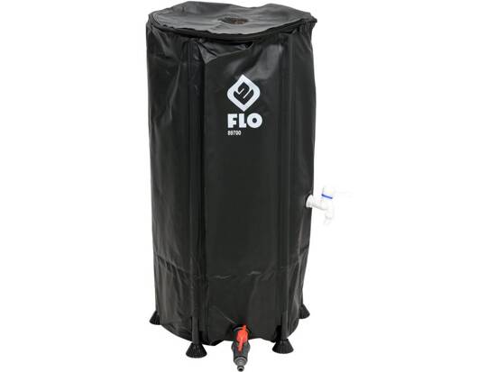 COMPRESSIBLE RAIN BARREL 100L PVC