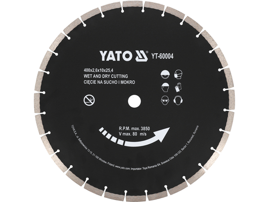 DIAMOND BLADE FOR CONCRETE 400*25,4MM