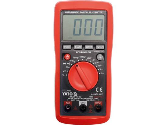 DIGITAL MULTIMETER, AUTO RANGE