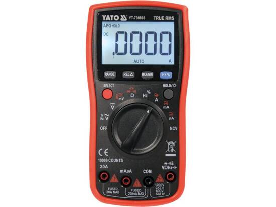 DIGITAL MULTIMETER TRUE RMS LCD 19999