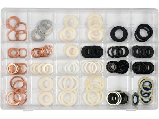 DRAIN PLUG GASKET ASSORTMENT 120PCS