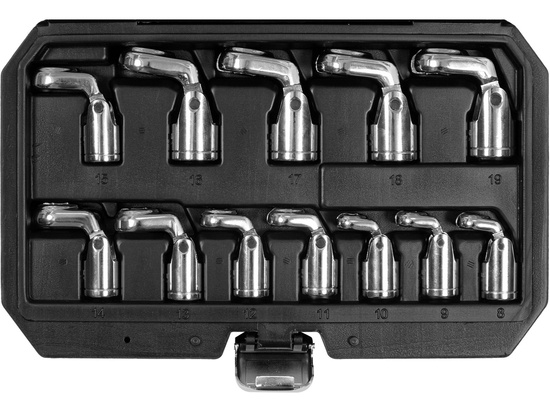 DRIVE FLEX CROWFOOT SOCKET WRENCH 12PCS SET