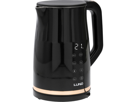 ELECTRIC KETTLE 1,7L, TEMPERATURE CONTROL, BLACK