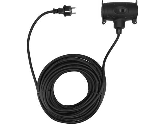 EXTENSION CORD IN RUBBER PROTECTION 2G TYPE F 25M