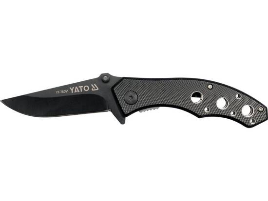 FOLDING KNIFE WITH BLACK BLADE