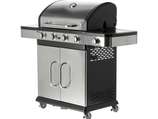 GAS GRILL 3+1 STAINLESS STEEL 14.2KW