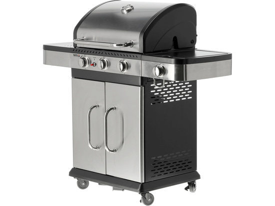 GAS GRILL ZUSHI 3+1 STAINLESS STEEL 11.2KW