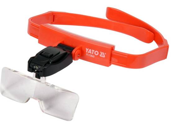 HEAD MOUNTED MAGNIFIER WITH LED LIGHTS