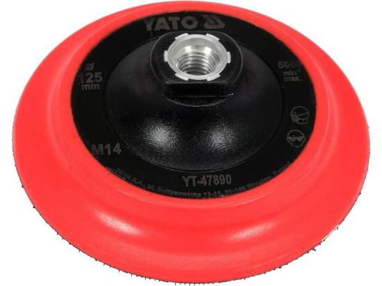 HOOK AND LOOP BACKING PAD 125MM M14